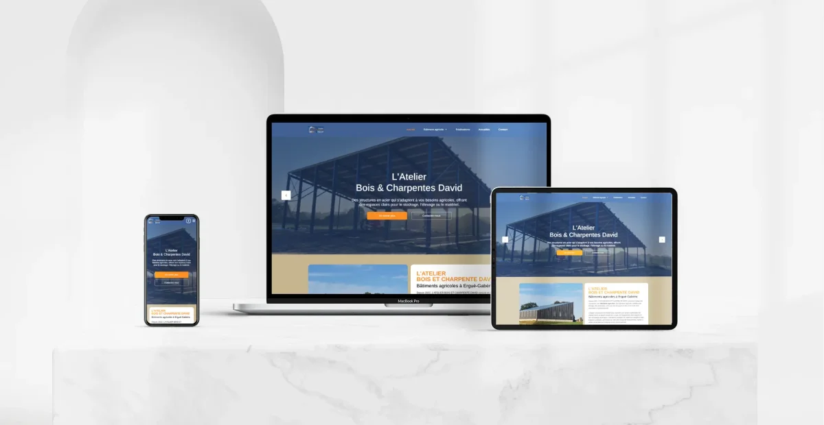 Latelier Bois Et Charpente David Batiment Agricole Pres Dergue Gaberic Nouveau Site